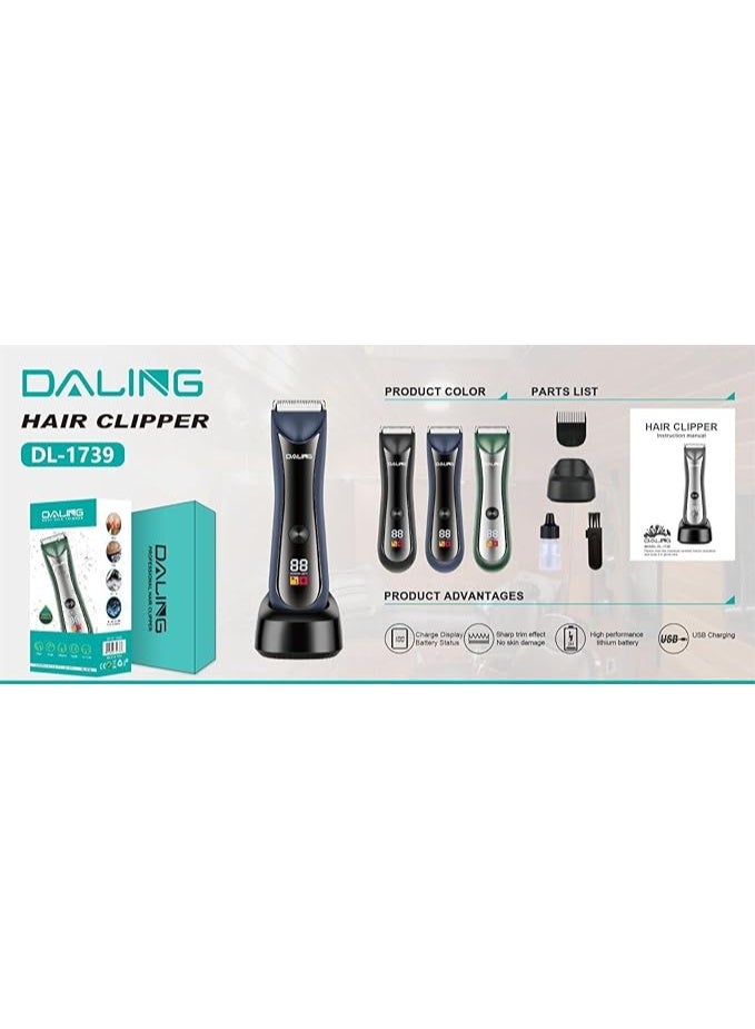 دالينغ ماكينة تشذيب شعر الجسم القابلة لإعادة الشحن دالينج DL 1739 للرجال - Image 2